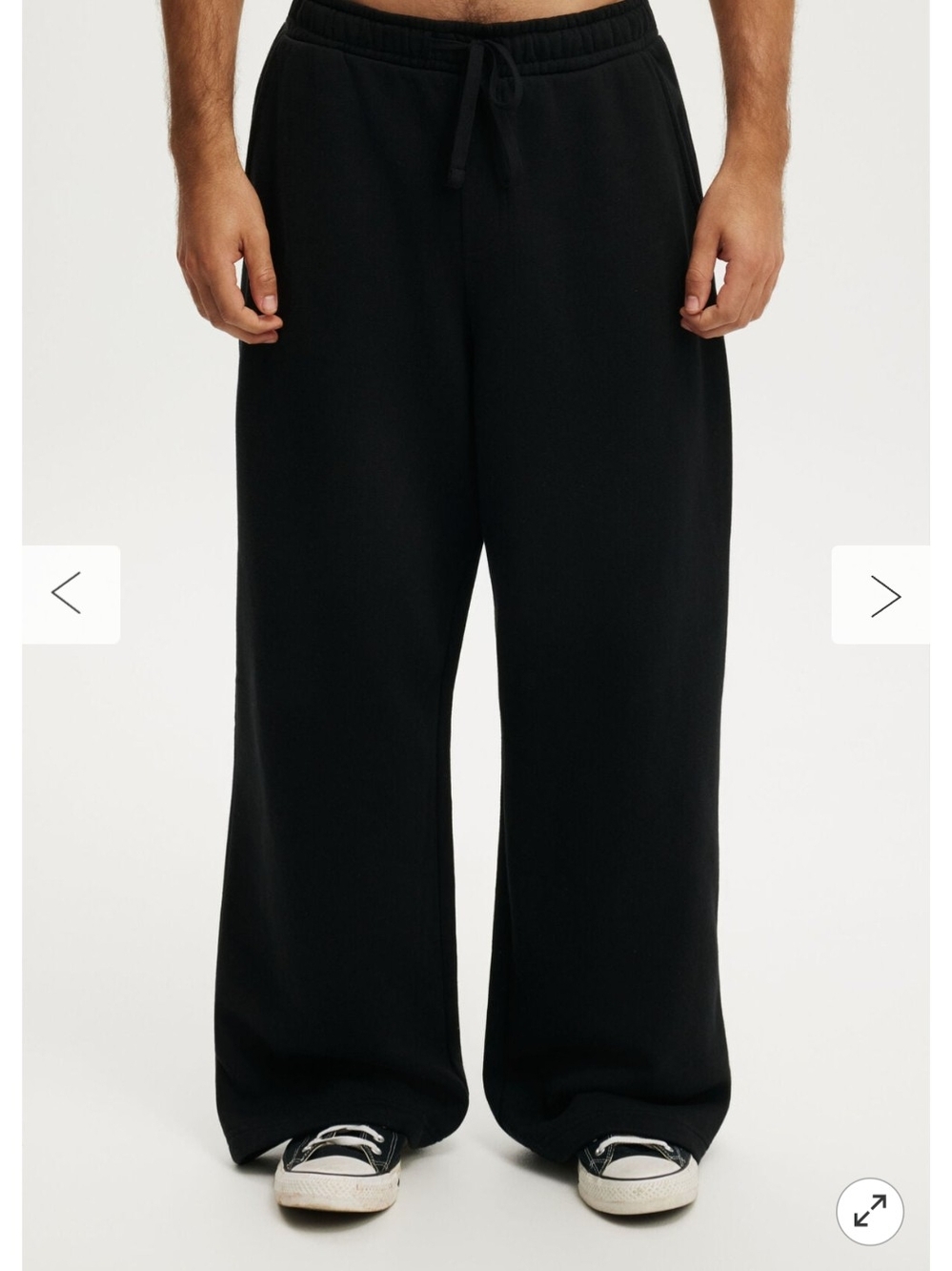 NWT BLACK SWEATPANTS FROM M COTTON ON